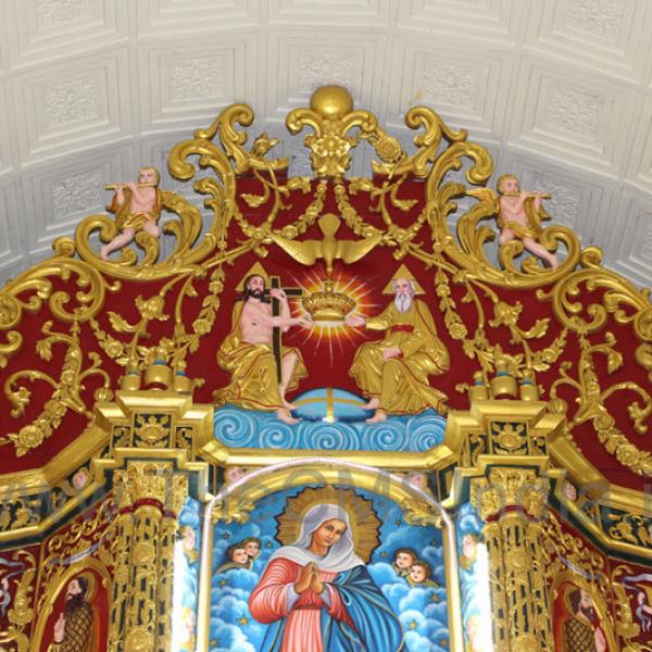 Altar of St. Mary's Forane Church Koratty