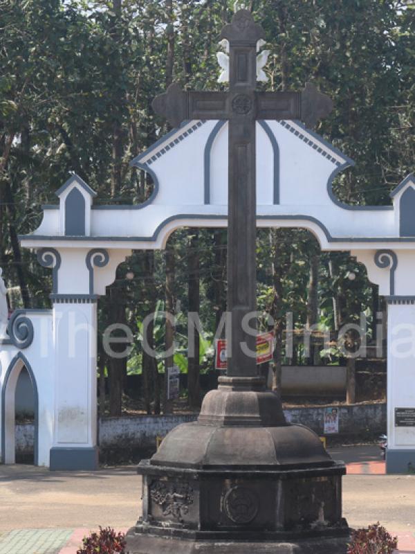 Stone Cross at Kothanalloor Church